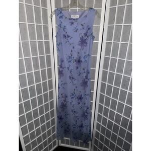 Floral Shift Dress by Giorgio Fiorlini Size 6 Y2K Flowers Butterfly Vintage 90’s